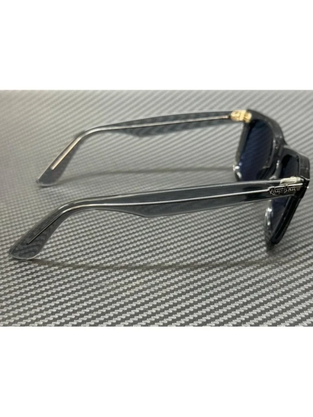 New Ray-Ban Men Transparent Grey Sunglasses 50-22-150